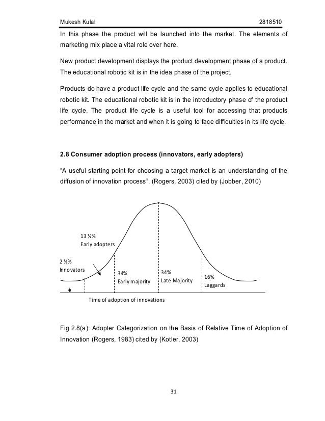 Dissertation or thesis on robotics kit