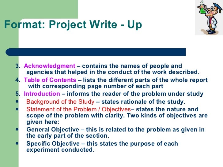 How to write an abstract for a research project