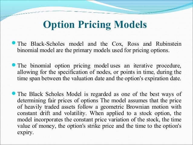 black scholes currency option pricing model