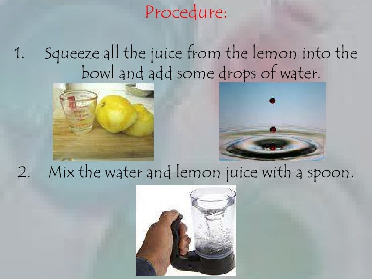Invisible Ink Science Project