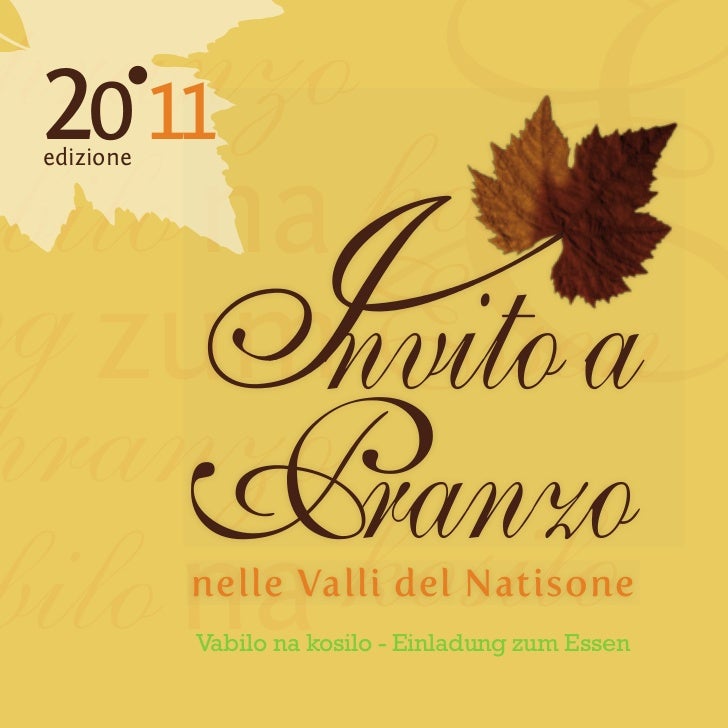 Invito a pranzo 2011