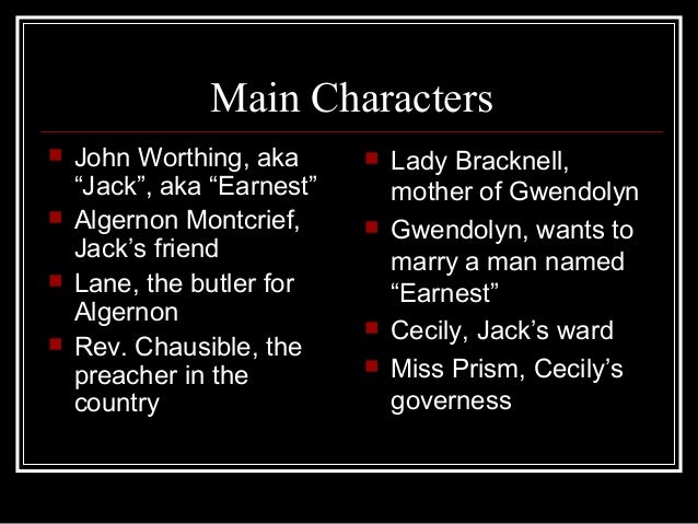 Importance Of Being Earnest Essay