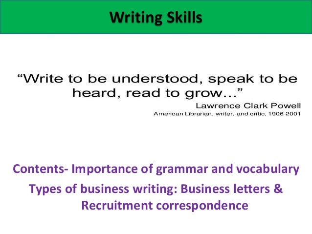 Communication skills essay