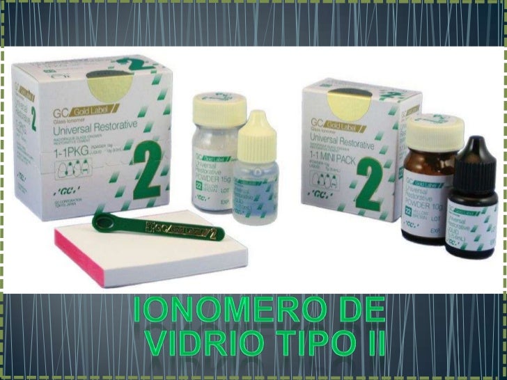 Ionomero de vidrio tipo ii