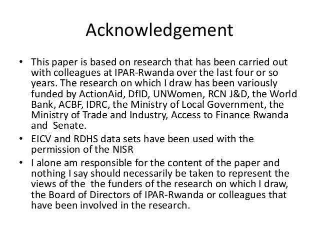 Rwanda essay