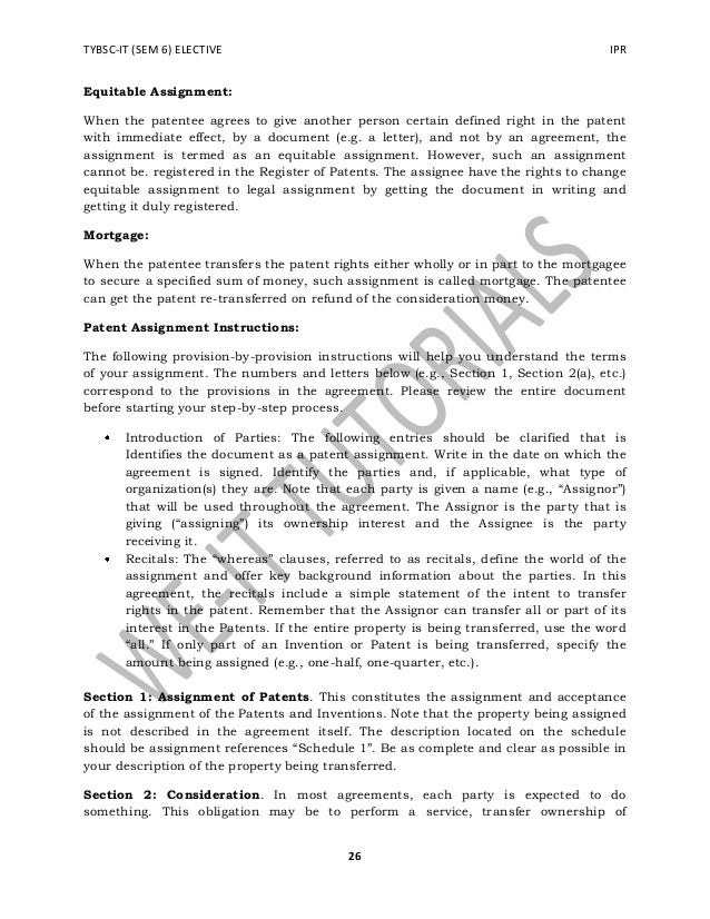 Does assignment for me of mortgage mean