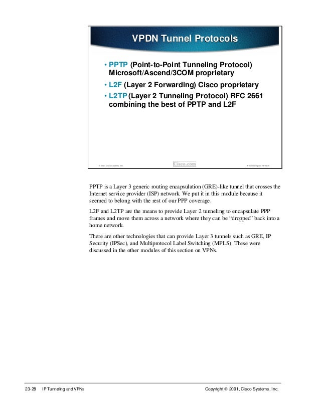 vpdn protocol