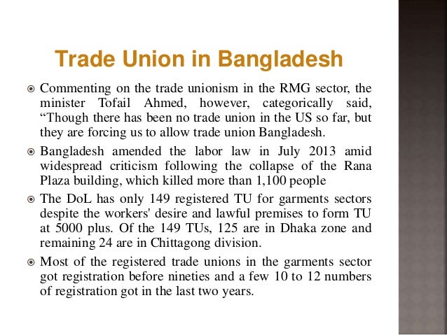Assignment on industrial relations, bangladesh