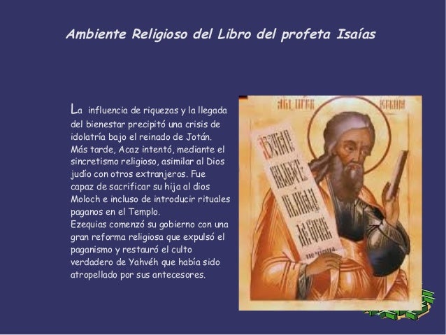 Resultado de imagen para Isaías, el gran profeta de Dios