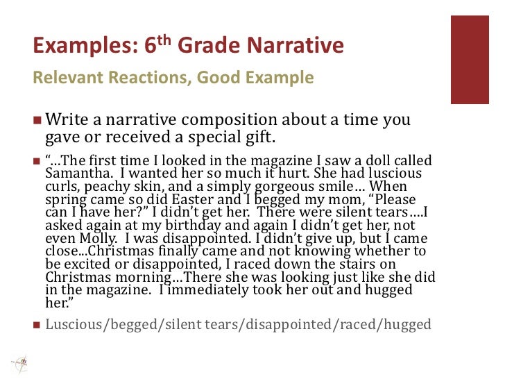 How to write a narrative essay for 6th graders