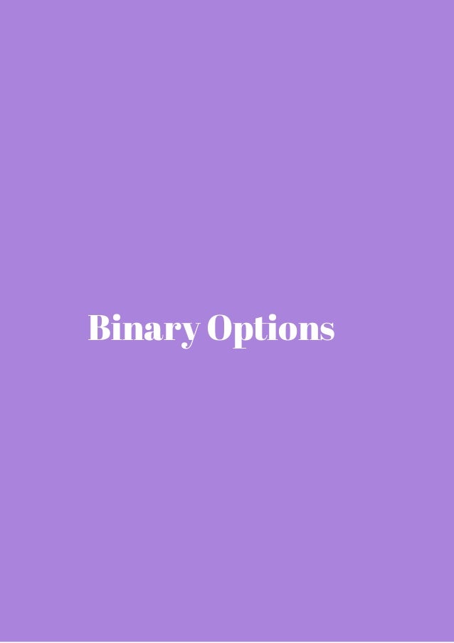 Binary option industry