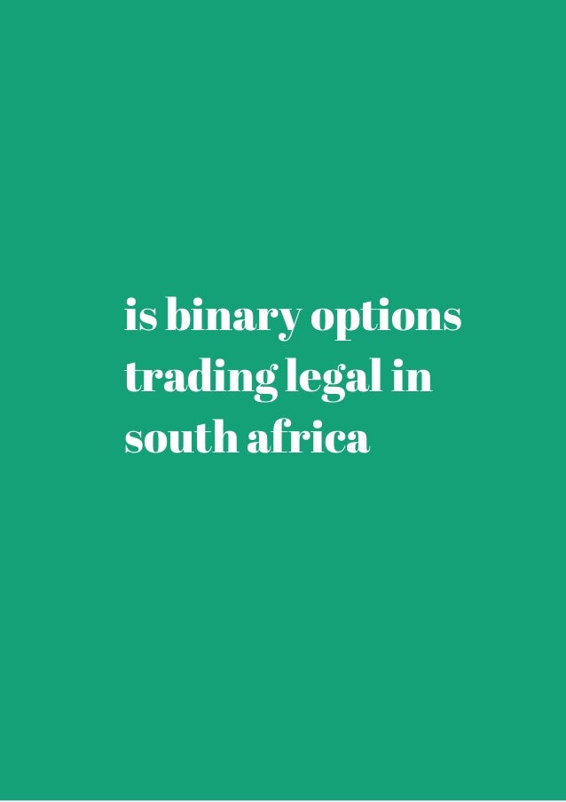 binary options trading in south africa