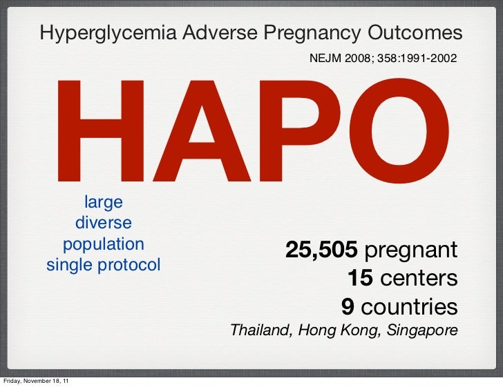 Gestational Diabetes: An Update Gestational Diabetes: An Update