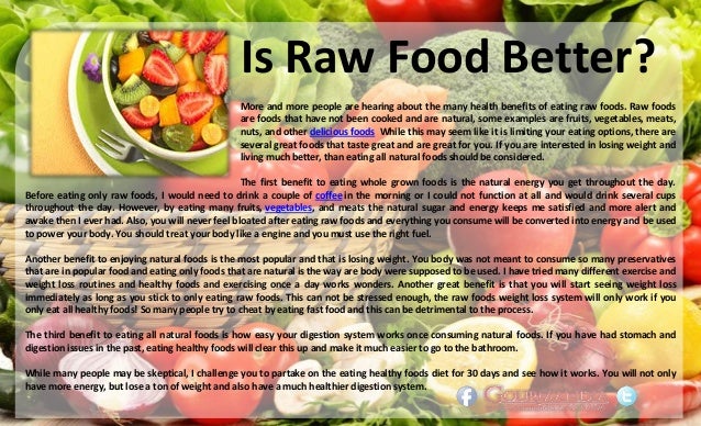 Is Raw Food Better is-raw-food-better