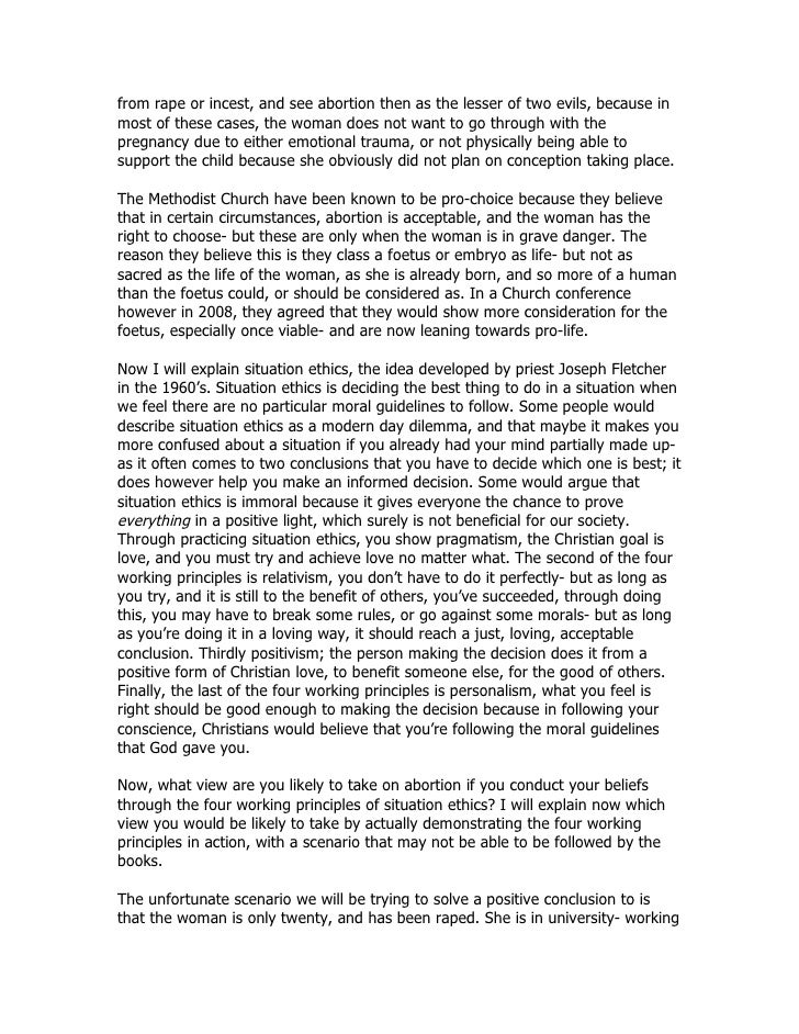 Debate essays on abortion