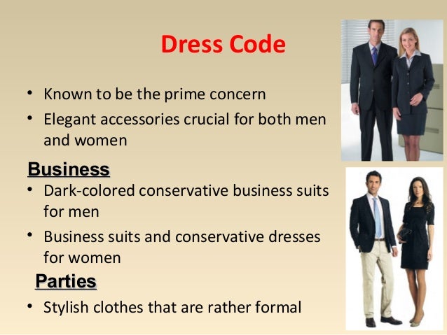 Dress code italy