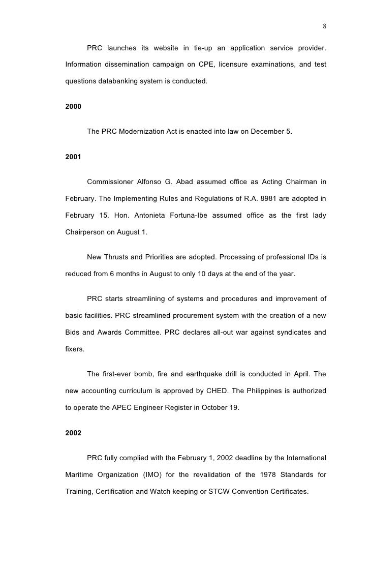 authorization letter format for prc it narrative report part2 authorization letter format for prc it narrative report part2