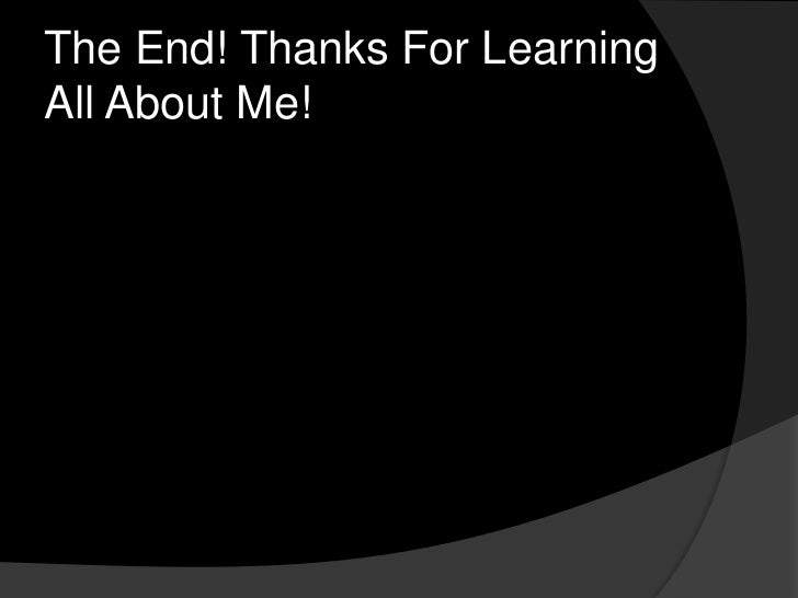 about me powerpoint