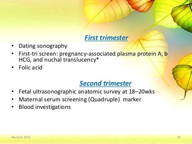Fetal dating