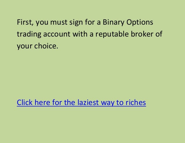 Reputable us binary options brokers