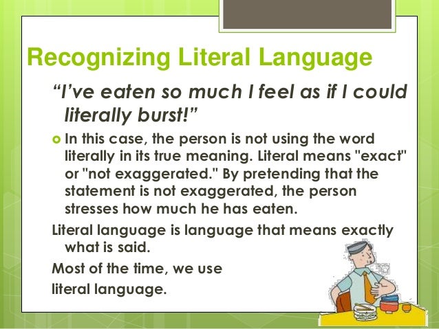 literal language