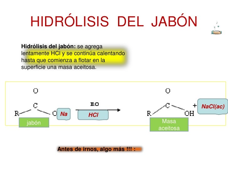 Jabones y detergentes