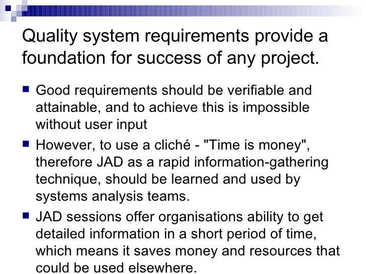 what is a jad session