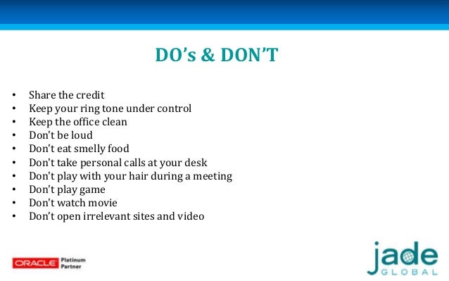 office etiquette