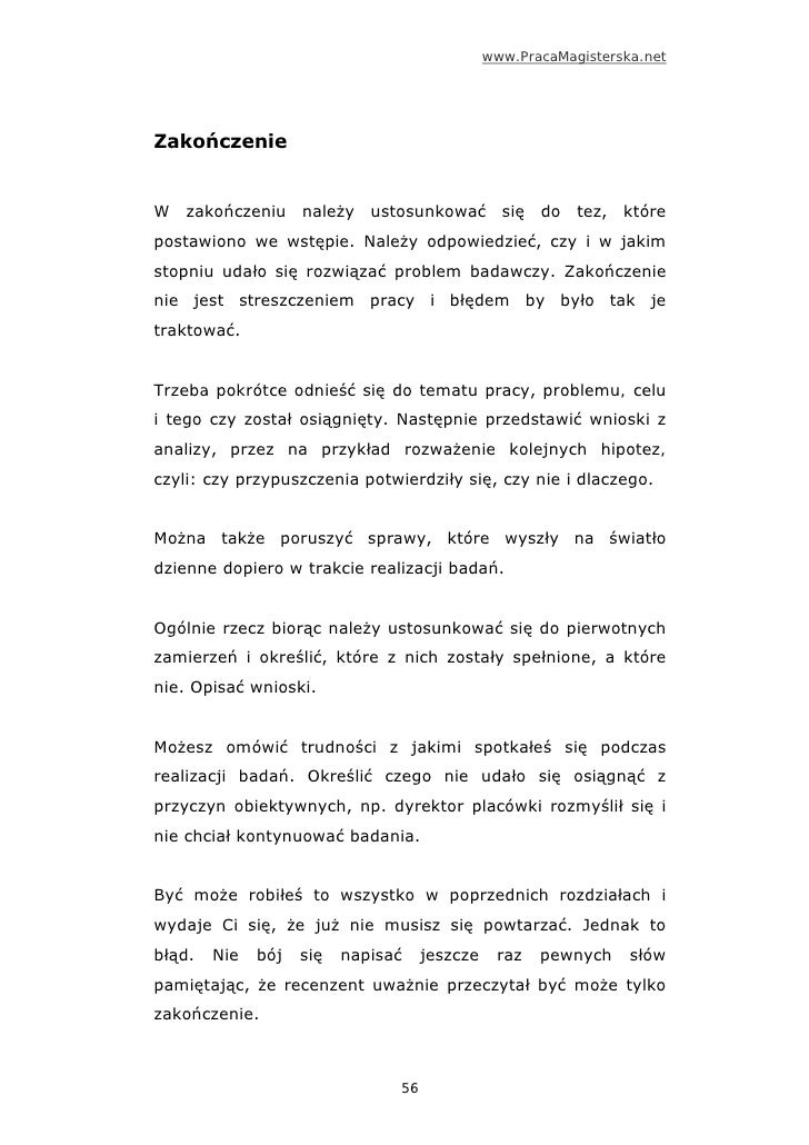 Jak napisać pracę magisterską?