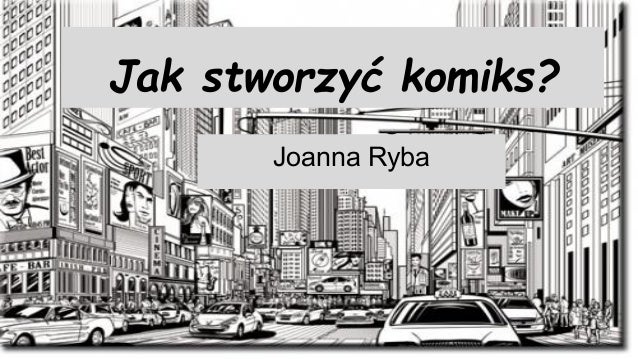 Narysuj Jak Zrobić Komiks Do Szkoły Podstawowej