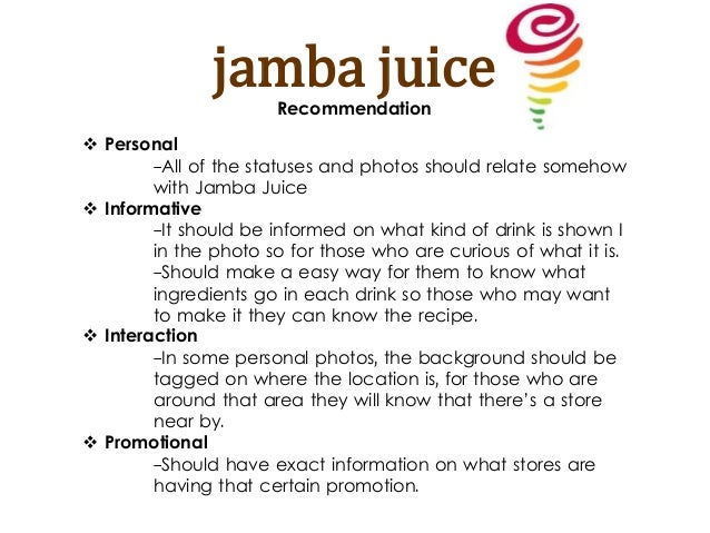 swot analysis of jamba juice Documents similar to jamba juice international business plan skip carousel carousel jamba juice case study no name business plan of fruit juice business plan smoothie and juice bar jamba juice company analysis jamba september 2009 presentation jamba juice thailand4 jamba juice. swot analysis of jamba juice Documents similar to jamba juice international business plan skip carousel carousel jamba juice case study no name business plan of fruit juice business plan smoothie and juice bar jamba juice company analysis jamba september 2009 presentation jamba juice thailand4 jamba juice.