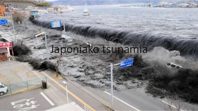 Resultado de imagen de japoniako tsunamia