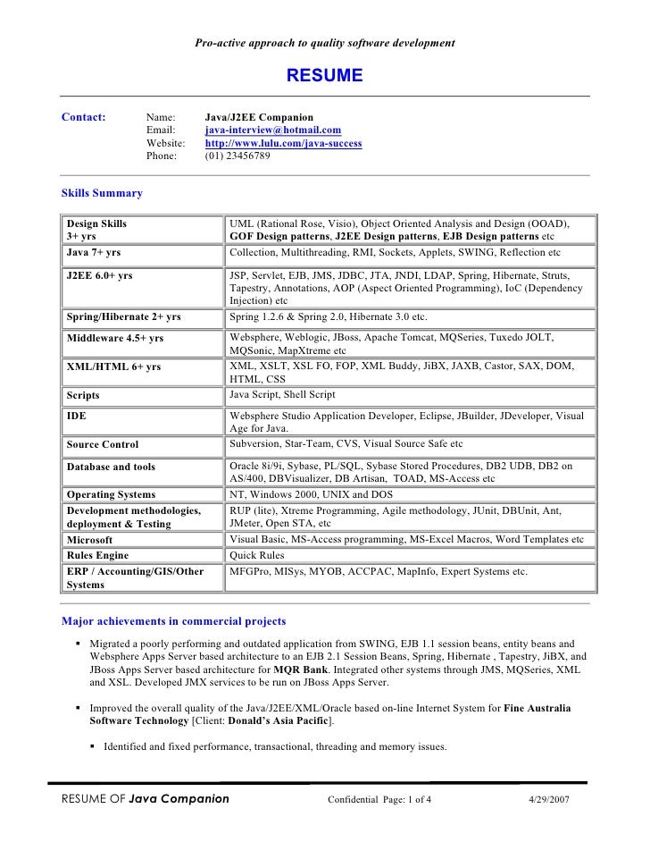 resume companion