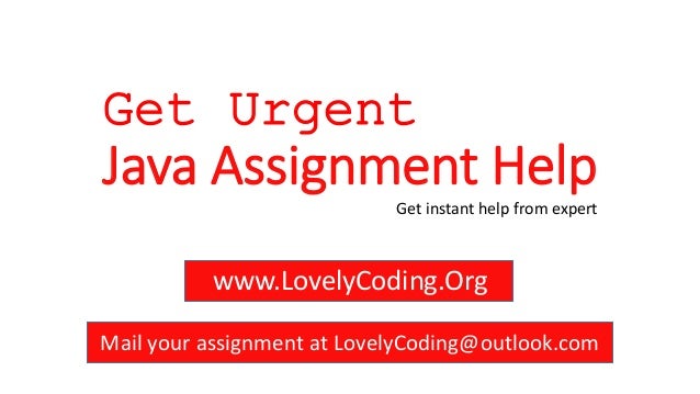 Java homework help