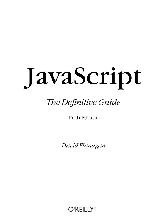 Javascript   David Flanagan  -  11