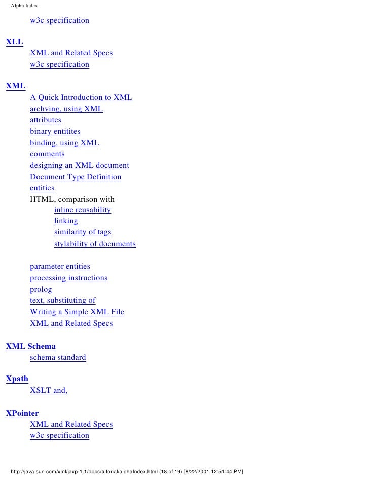 create document jaxp xml