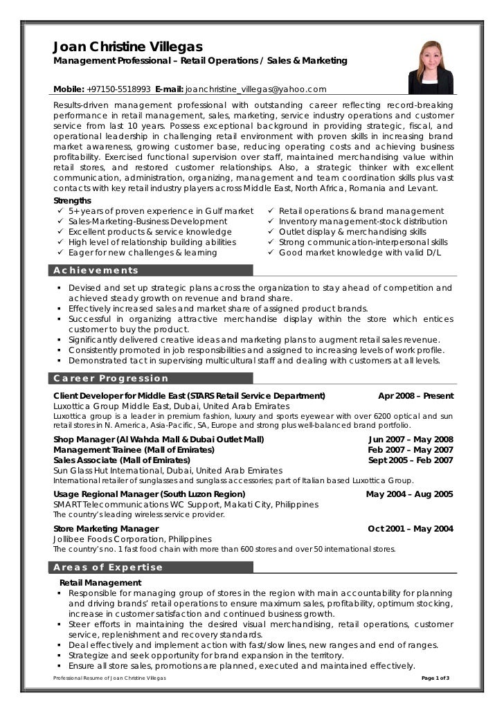 Mall Manager Resume Mall Manager Resume