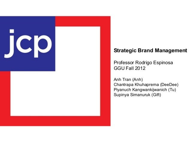 jcp Rebranding: Brand Management