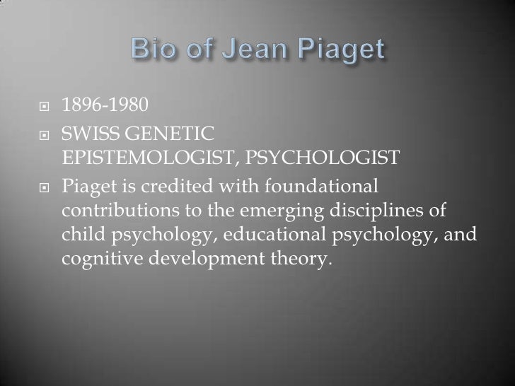 Jean piaget