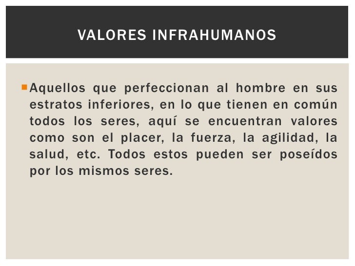 Jerarquizacion de valores