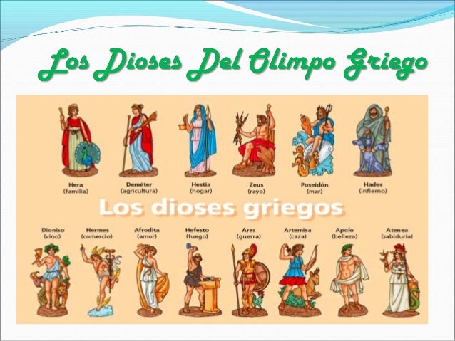 Resultado de imagen para dioses griegos