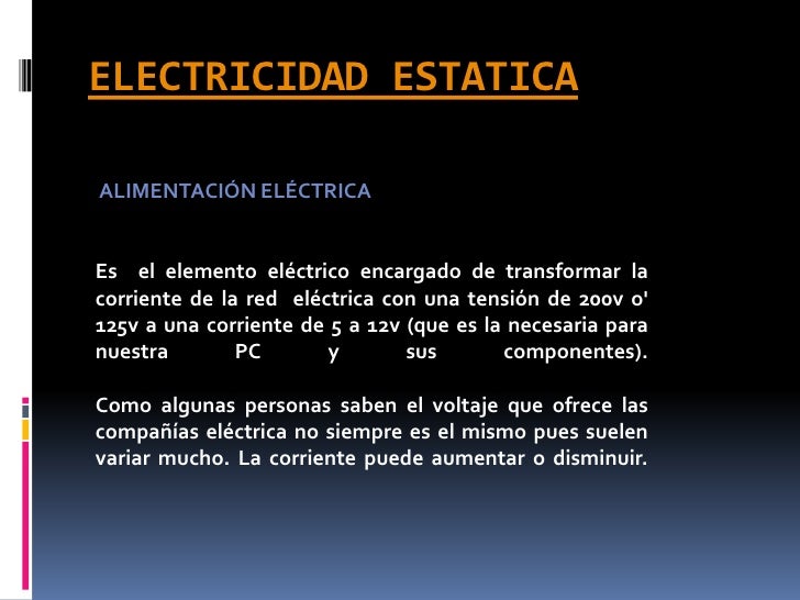 Riesgos de la Electricidad Est tica - incendio rescate y