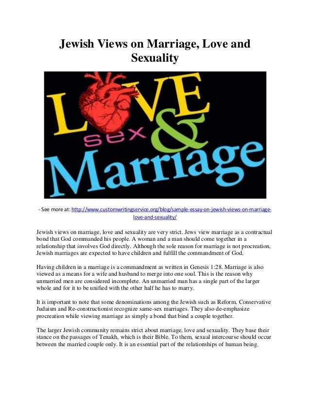 marriage in judaism essays Difference in christianity and judaism essay christianity and judaism are two different religions that are very different, but have some similarities too. marriage in judaism essays Difference in christianity and judaism essay christianity and judaism are two different religions that are very different, but have some similarities too.