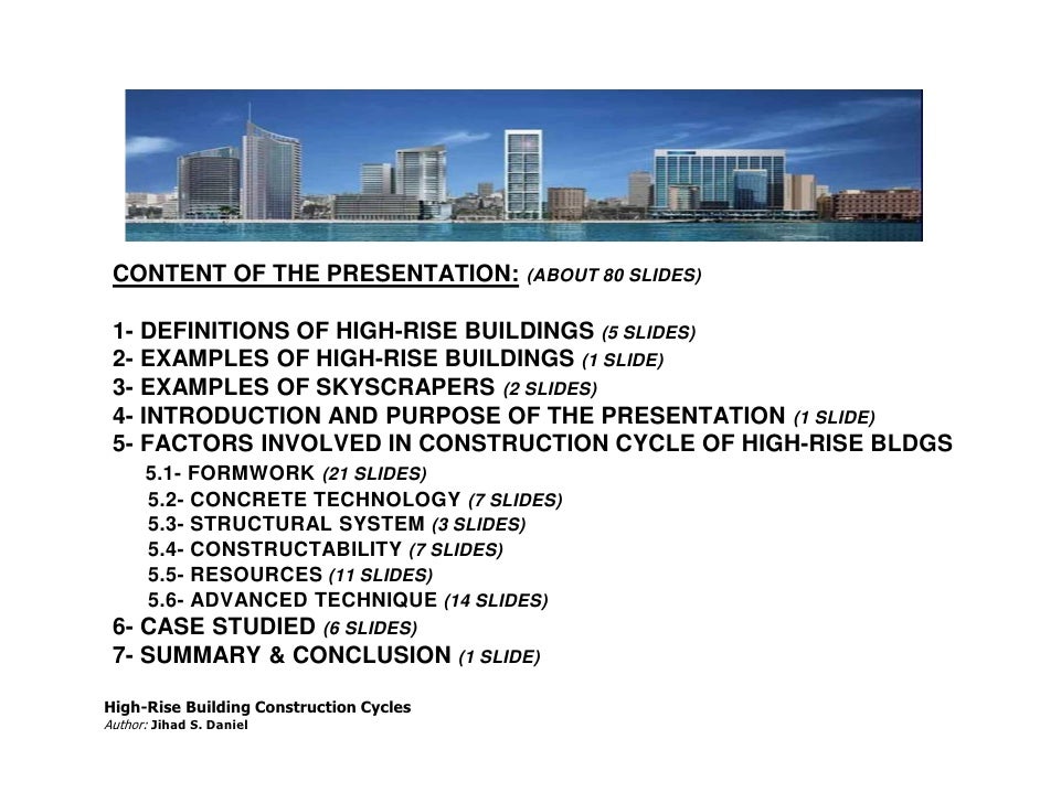 High-rise building case study pdf image