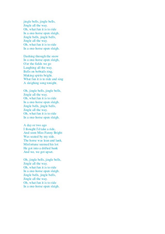 JINGLE BELLS LETRA EN ESPANOL jingle bells letra en espanol: