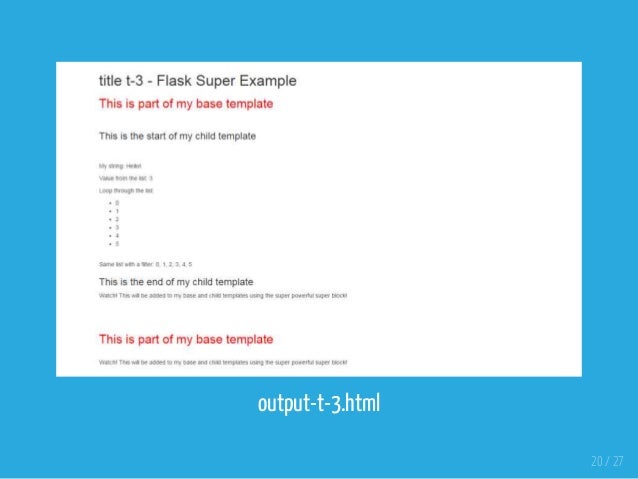 Python Template Library
