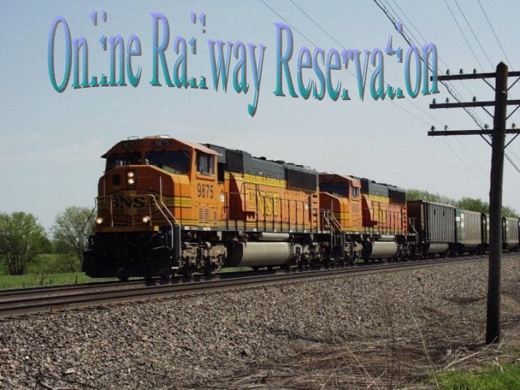 railway reservation software documentaion software documentaion