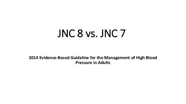 jnc 8 guidelines summary
