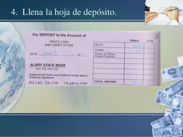 DEPÓSITO BANCARIO
