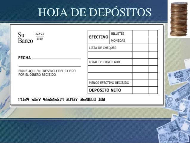 DEPÓSITO BANCARIO